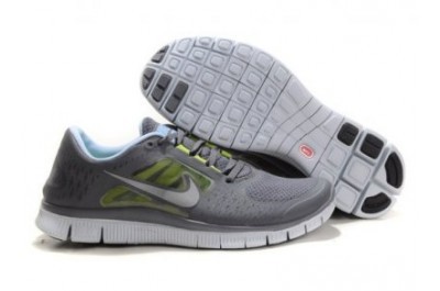 2013 Nike Free Run 5.0 V3 Mens Shoes Grey White